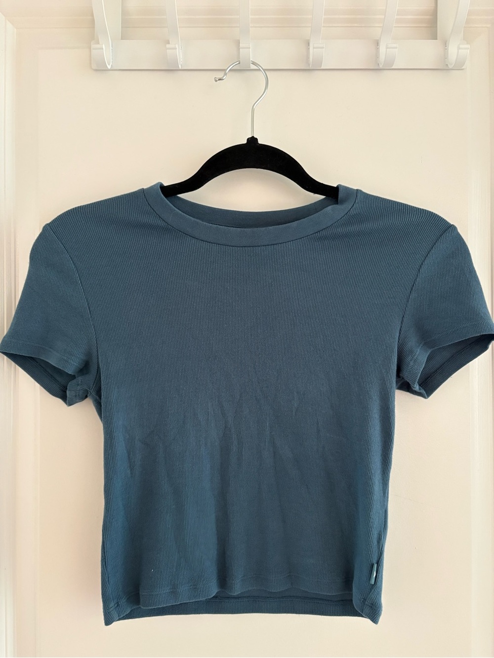 TNA Ribbed Tee - Slate Blue